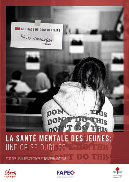 La santé mentale des jeunes: une crise oubliée