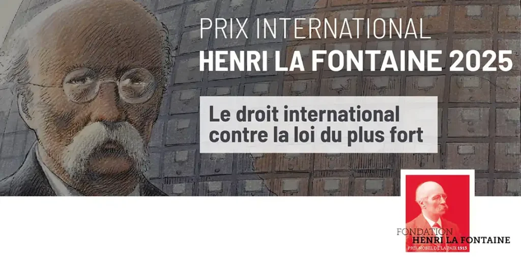 Prix Henri La Fontaine pour l'Humanisme 2025
