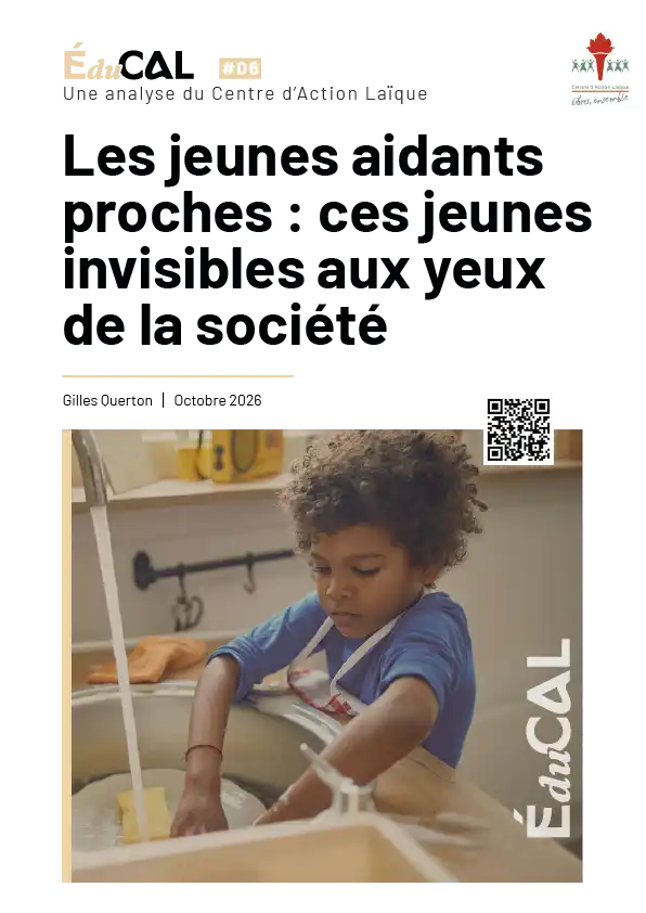 Note EduCAL Les jeunes aidants proches : ces jeunes invisibles aux yeux de la société