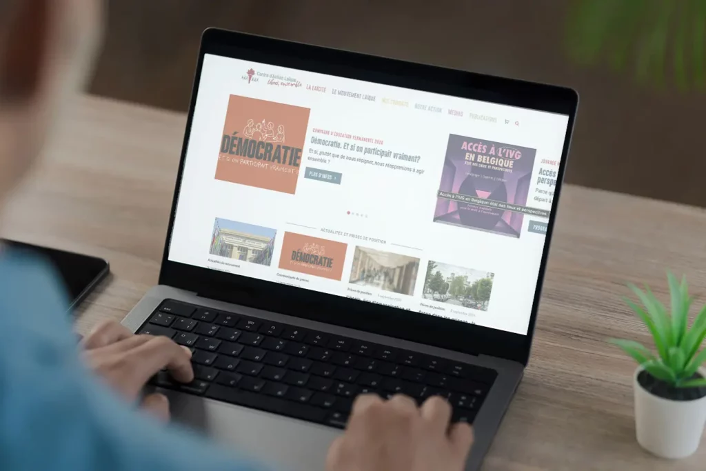 Nouveau site web du Centre d'Action Laïque